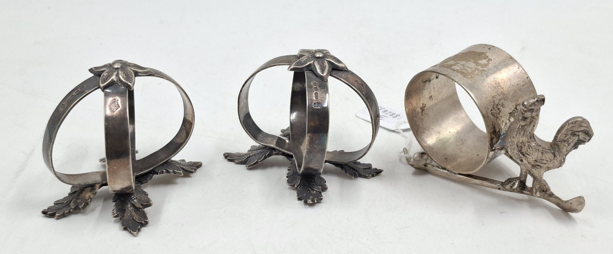 1211 · SILVER PLATE NAPKIN RINGS