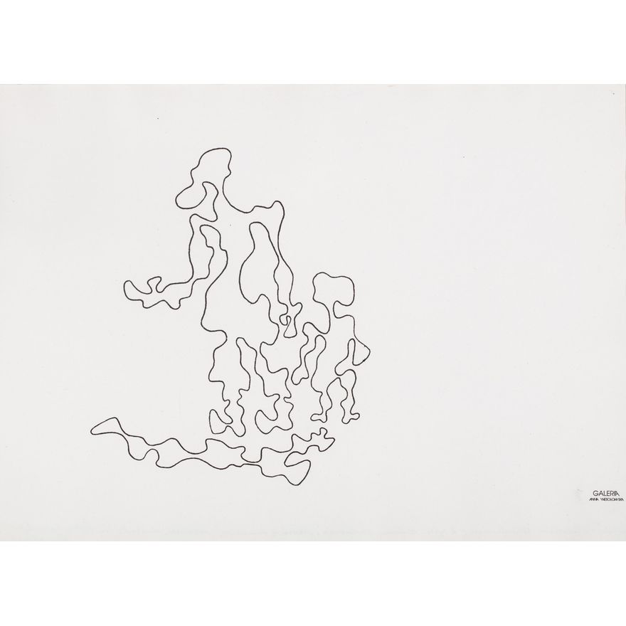 Władysław Strzemiński | Postać z dzieckiem, z cyklu Białoruś Zachodnia, 1939/1985