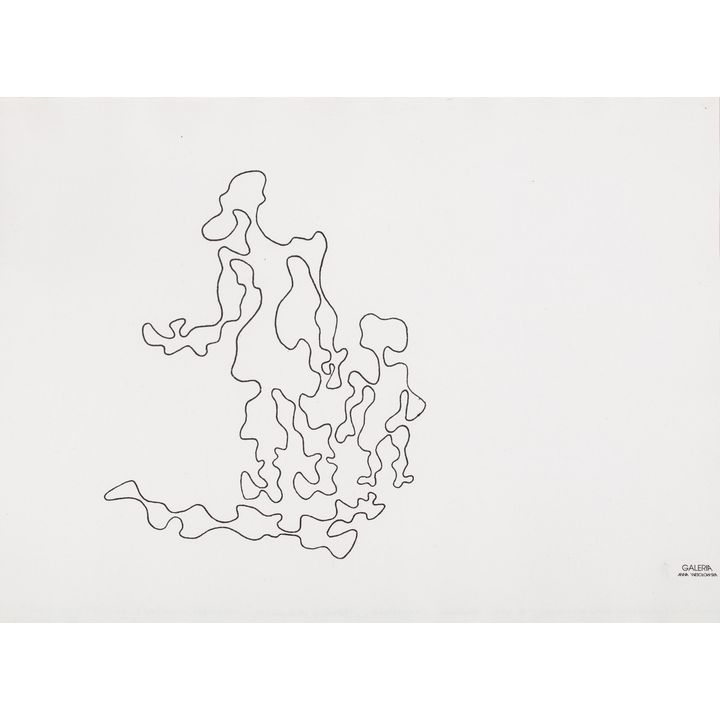 Władysław Strzemiński | Postać z dzieckiem, z cyklu Białoruś Zachodnia, 1939/1985