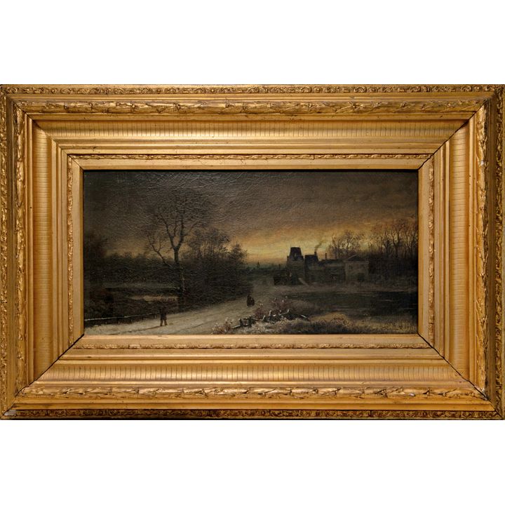Germany, Heinrich Eduard Heyn (1856-1932), 'Winter Landscape',