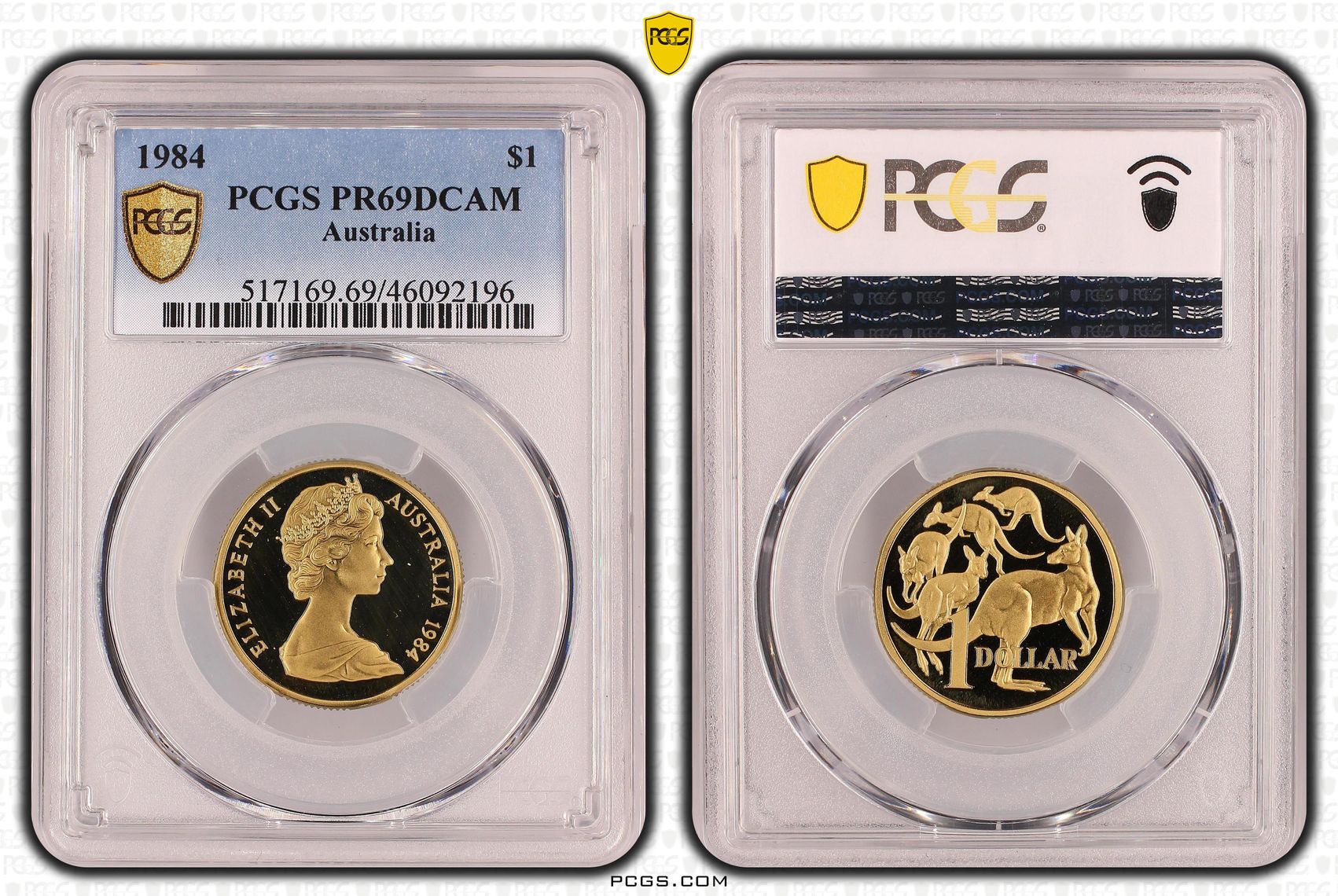 One Dollar, 1984, PCGS PR69DCAM