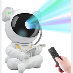 GALAXY PROJECTOR, STAR PROJECTOR TIKTOK ASTRONAUT NEBULA NIGHT LIGHTS PROJECTORS, REMOTE CONTROL TIMING AND 360 ROTATION MAGNETIC