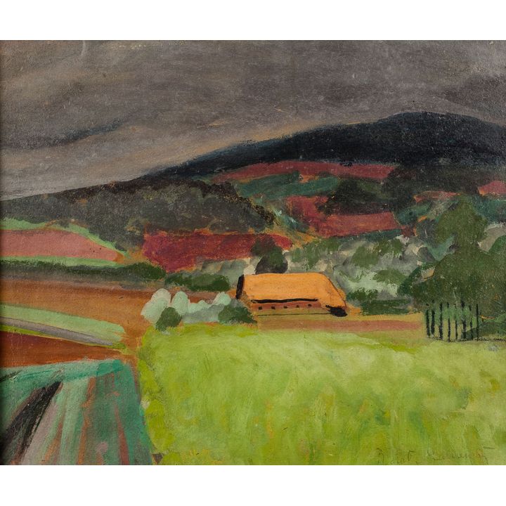 Rafał Malczewski | Pejzaż podgórski, ok. 1955 r.