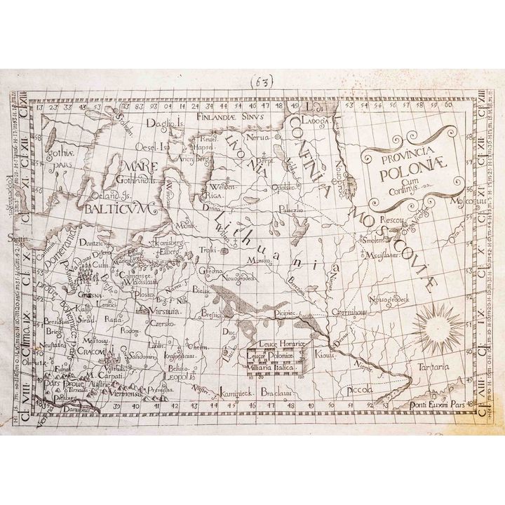 Giovanni Battista Cassini | Provincia Poloniae cum confinys