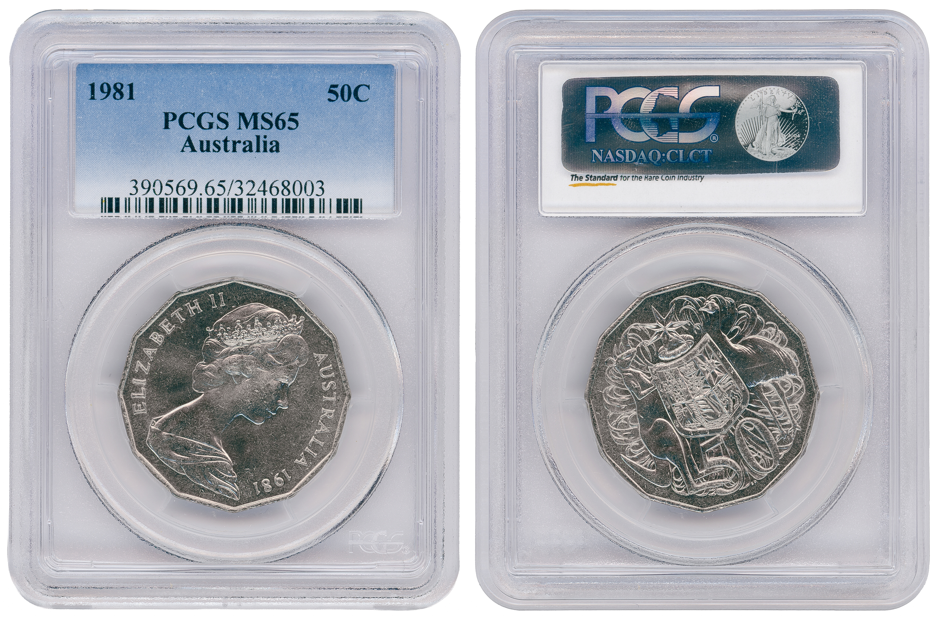 Fifty Cent, 1981, PCGS MS65