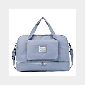 Dry and Wet Separation Sports Portable Shoulder Foldable Bag - Mist Blue- Bar 9902155475607 - 51739/1444 AS B1 (S6)