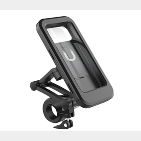UNIVERSAL 360 BIKE MOTORCYCLE HANDLEBAR CELL PHONE MOUNT HOLDER CASE - WATERPROOF MOTORCYCLE BIKE MOBILE PHONE MOUNT HOLDER