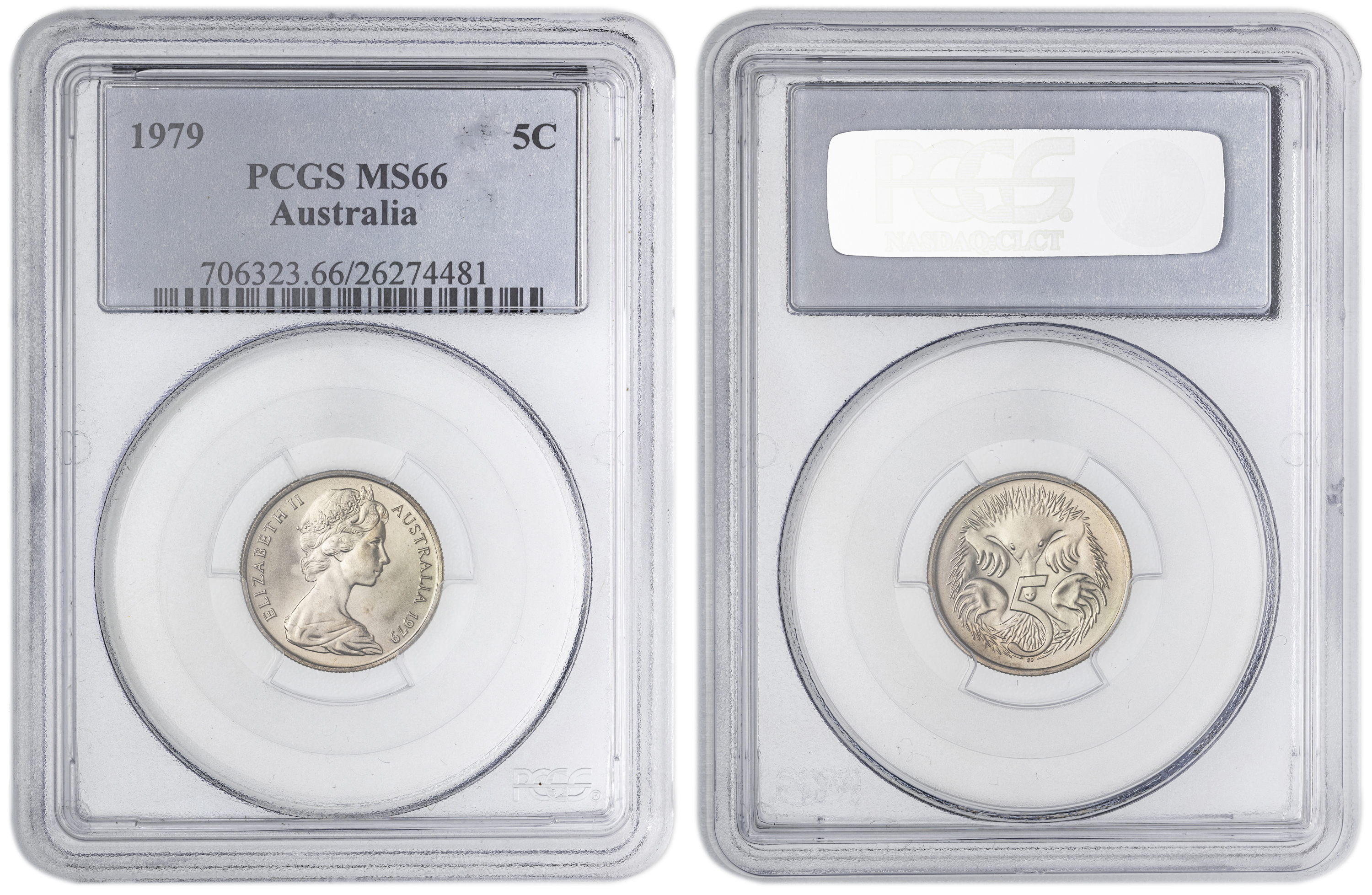 Five Cent, 1979, PCGS MS66