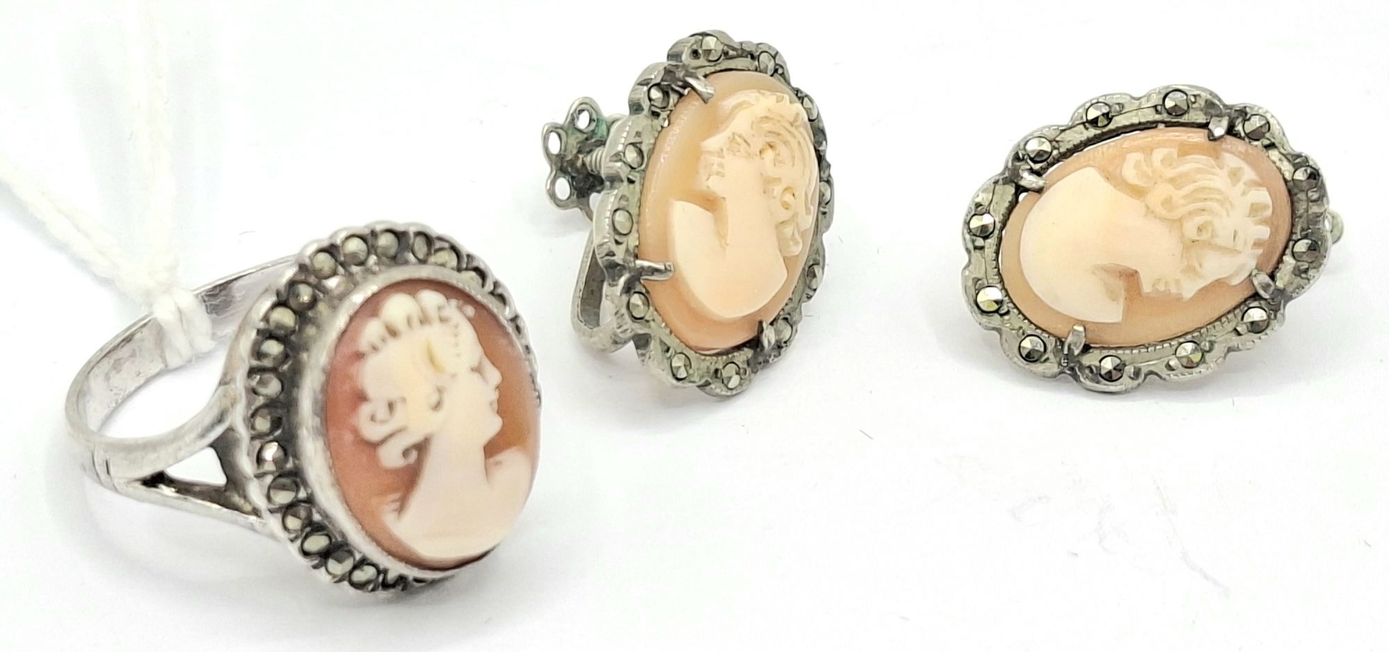Sterling Silver Cameo Jewellery