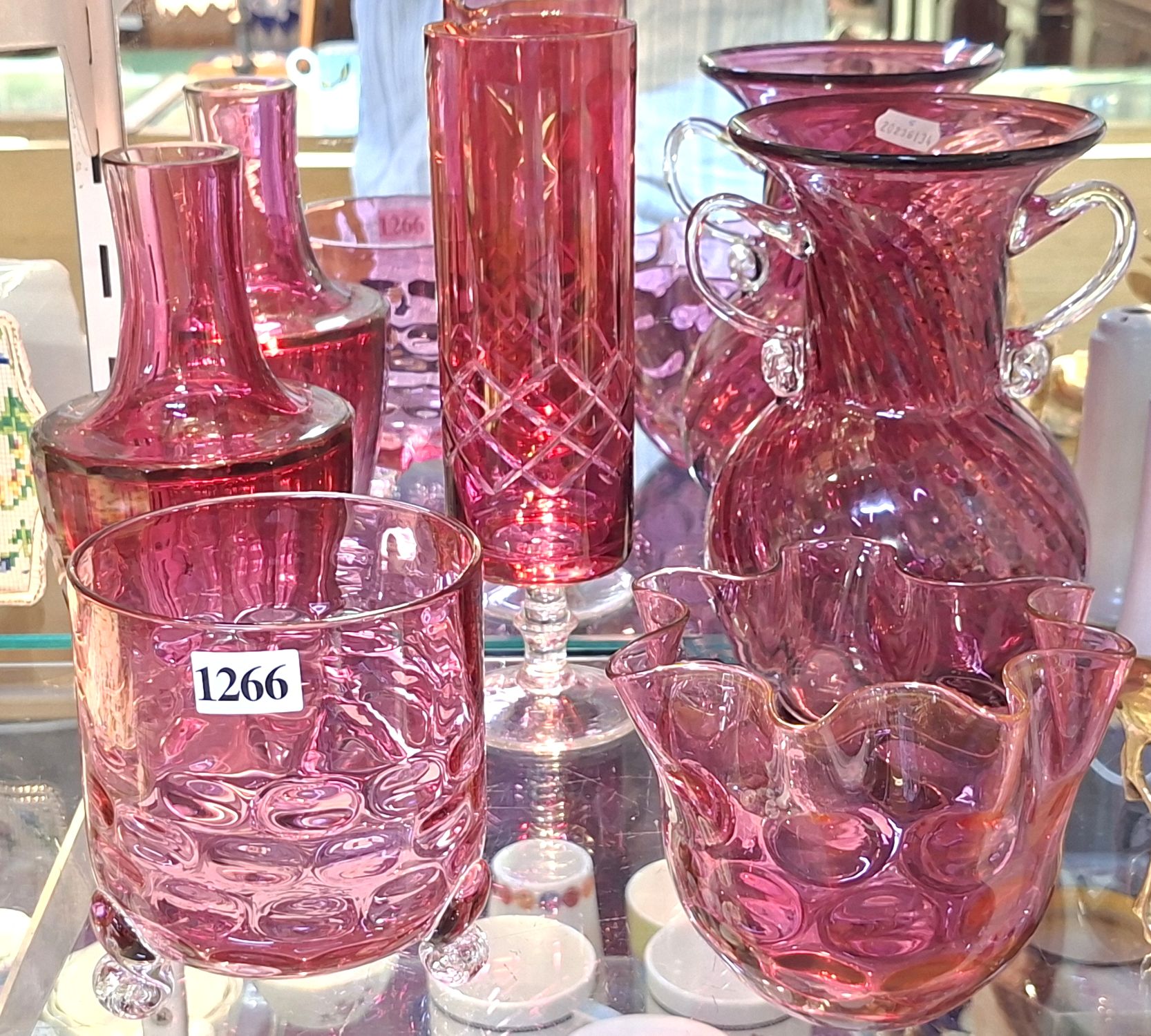 1266 · RUBY GLASS