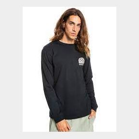 QUICKSILVER GROOVE REGULAR FIT LONG SLEEVE MENS - 51406/6076 BLACK MEDIUM