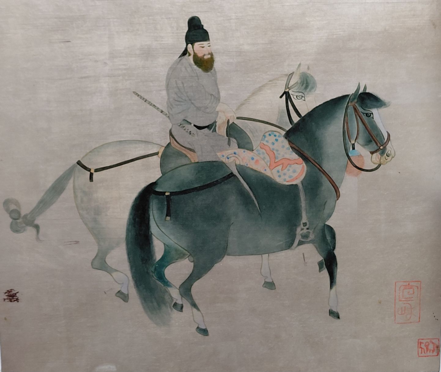 239 · VIETNAMESE MAN UPON HORSE PRINT