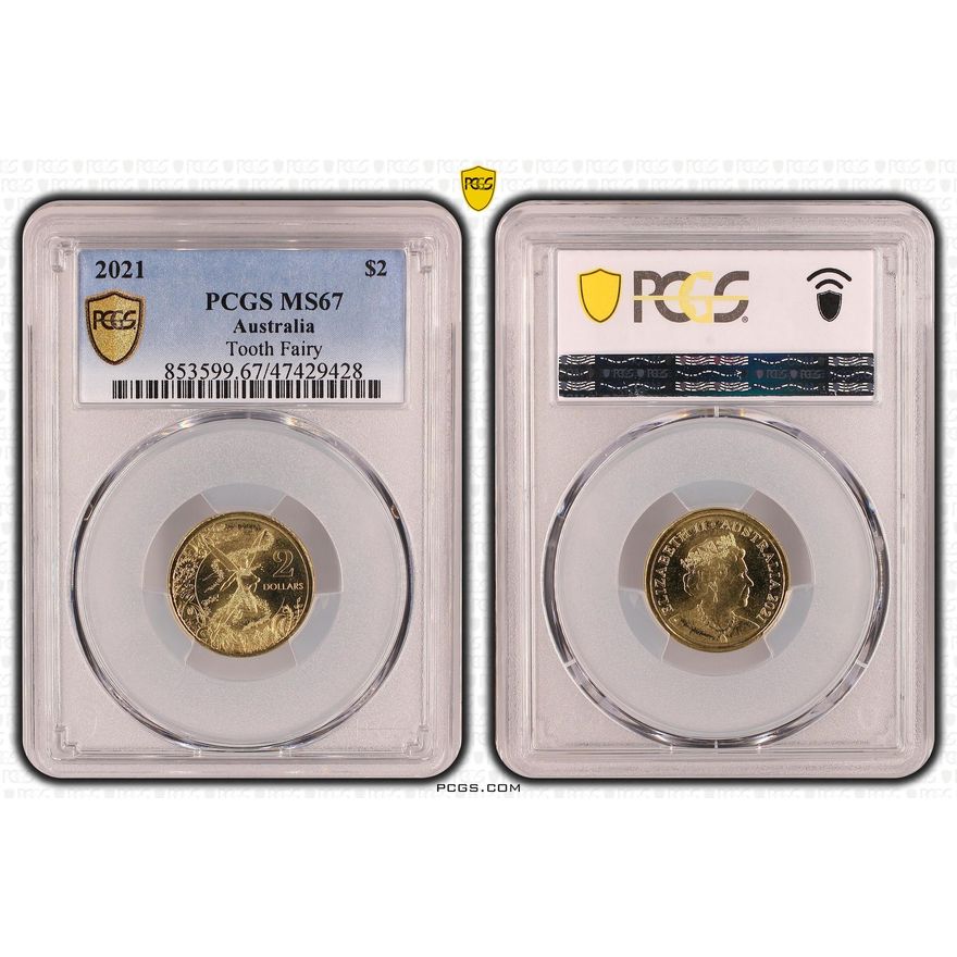 Tooth Fairy, Two Dollar, 2021, PCGS MS 67