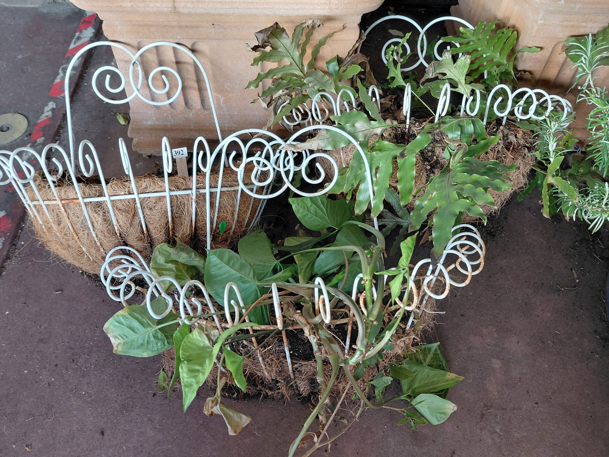 392 · WIRE WORK WALL BASKETS