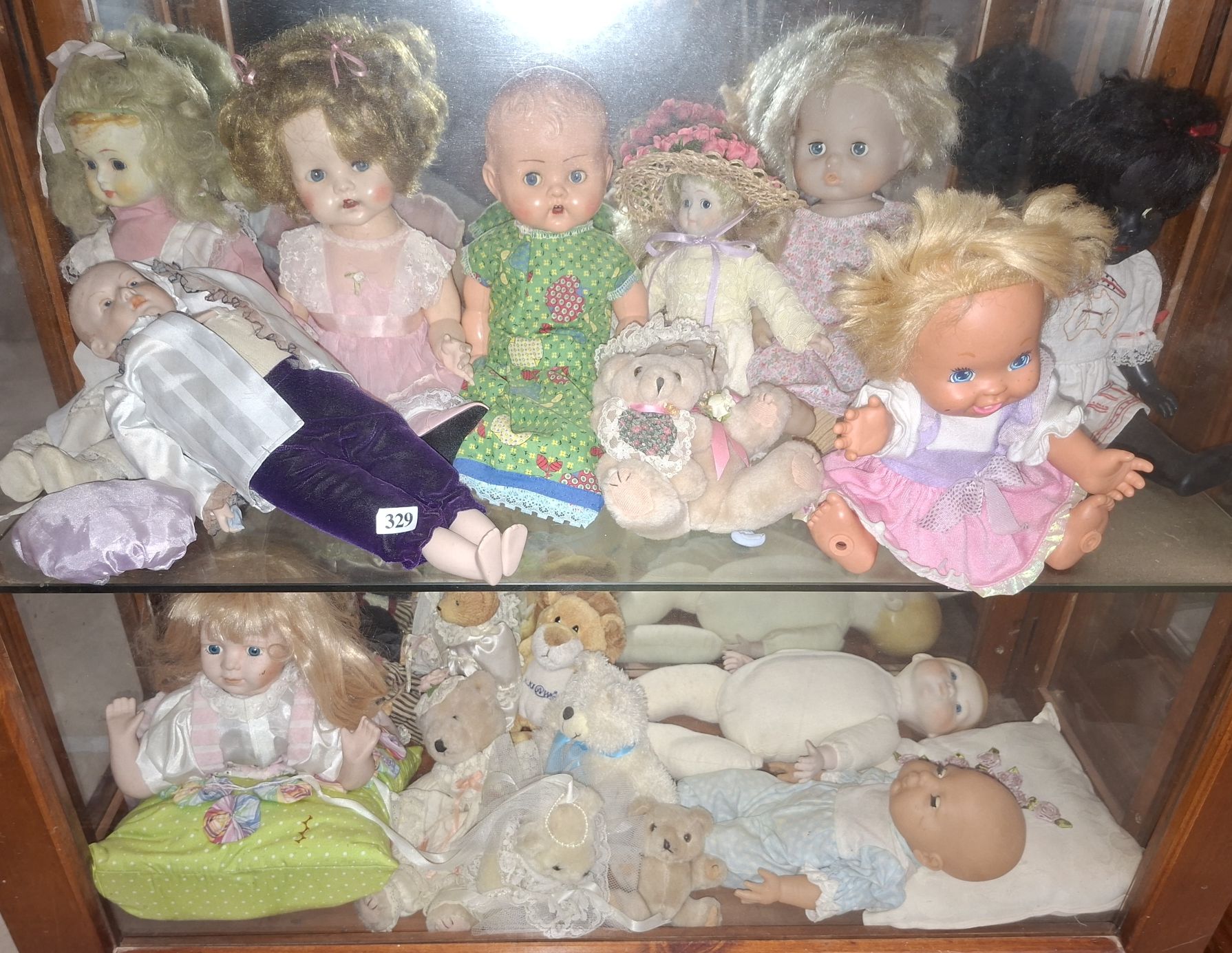 Assorted Dolls And Plush Toys