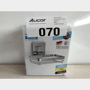 FUSION-LOC SQUARE SUCTION - SOAP DISH - SILVER - 1 PACK -