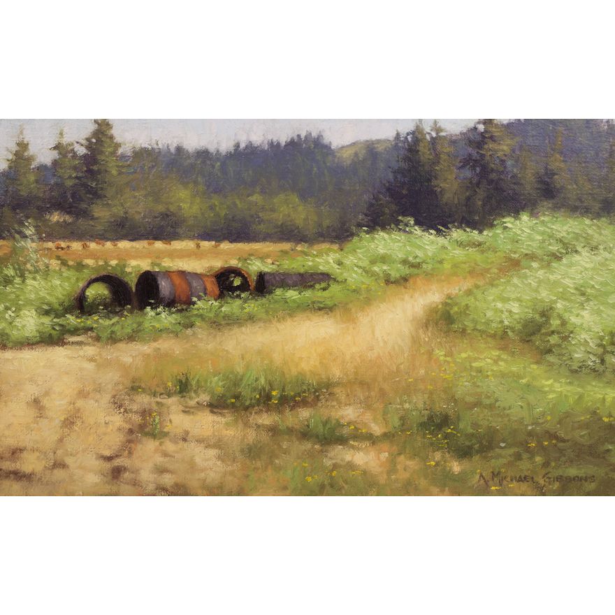 Michael Gibbons ''Olalla Pasture in Summer'' 1986 Oil