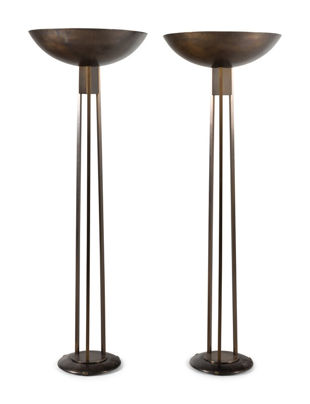 A Pair of Blackman Cruz Olympian Torchères