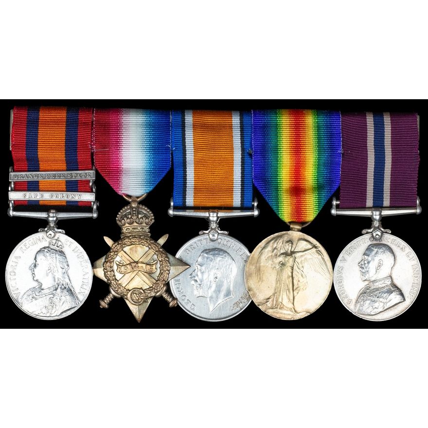 Five: Rifleman W. Erskine, South African Mounted Rifles, late ...