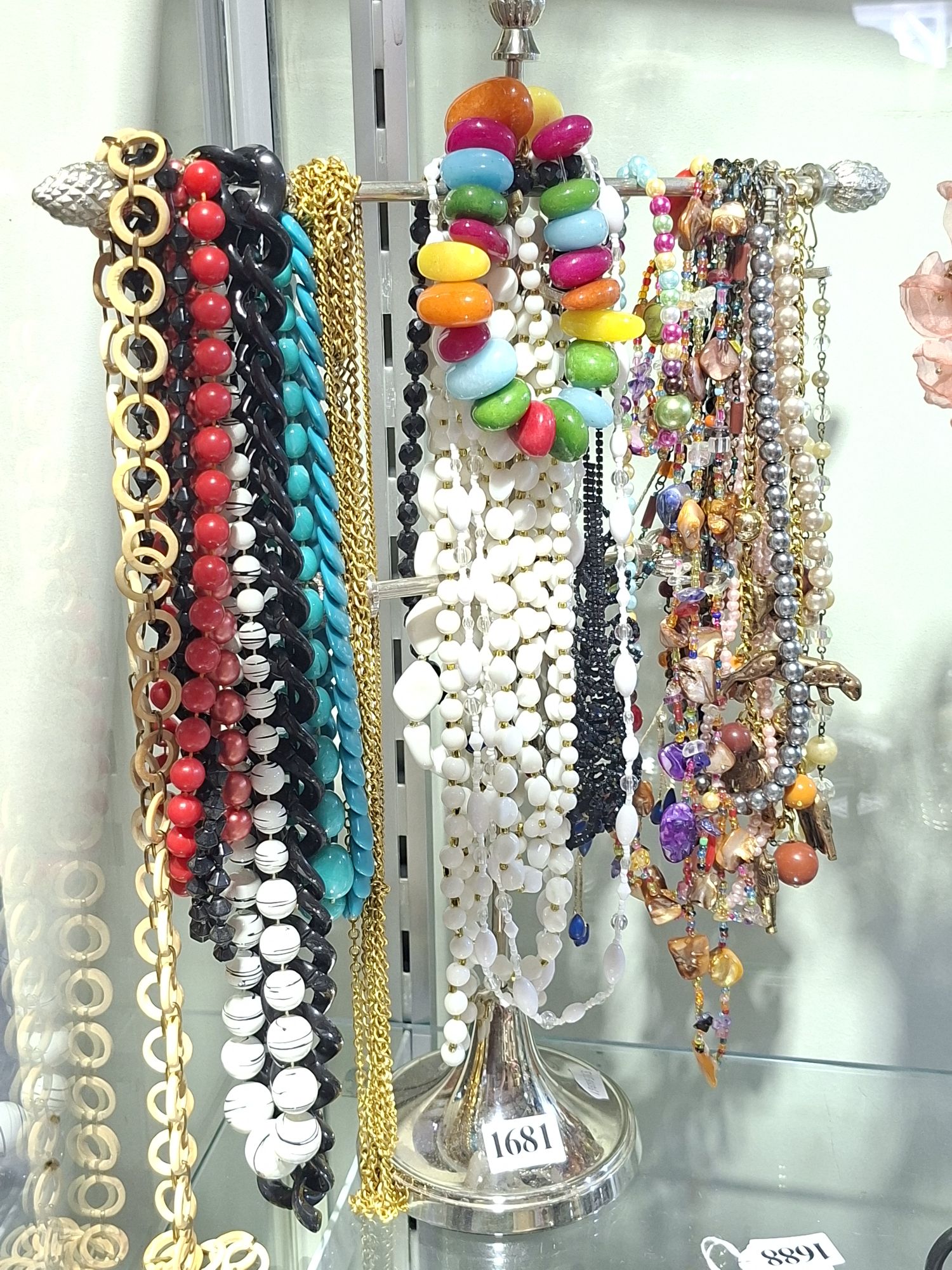 Vintage Jewellery And Stand