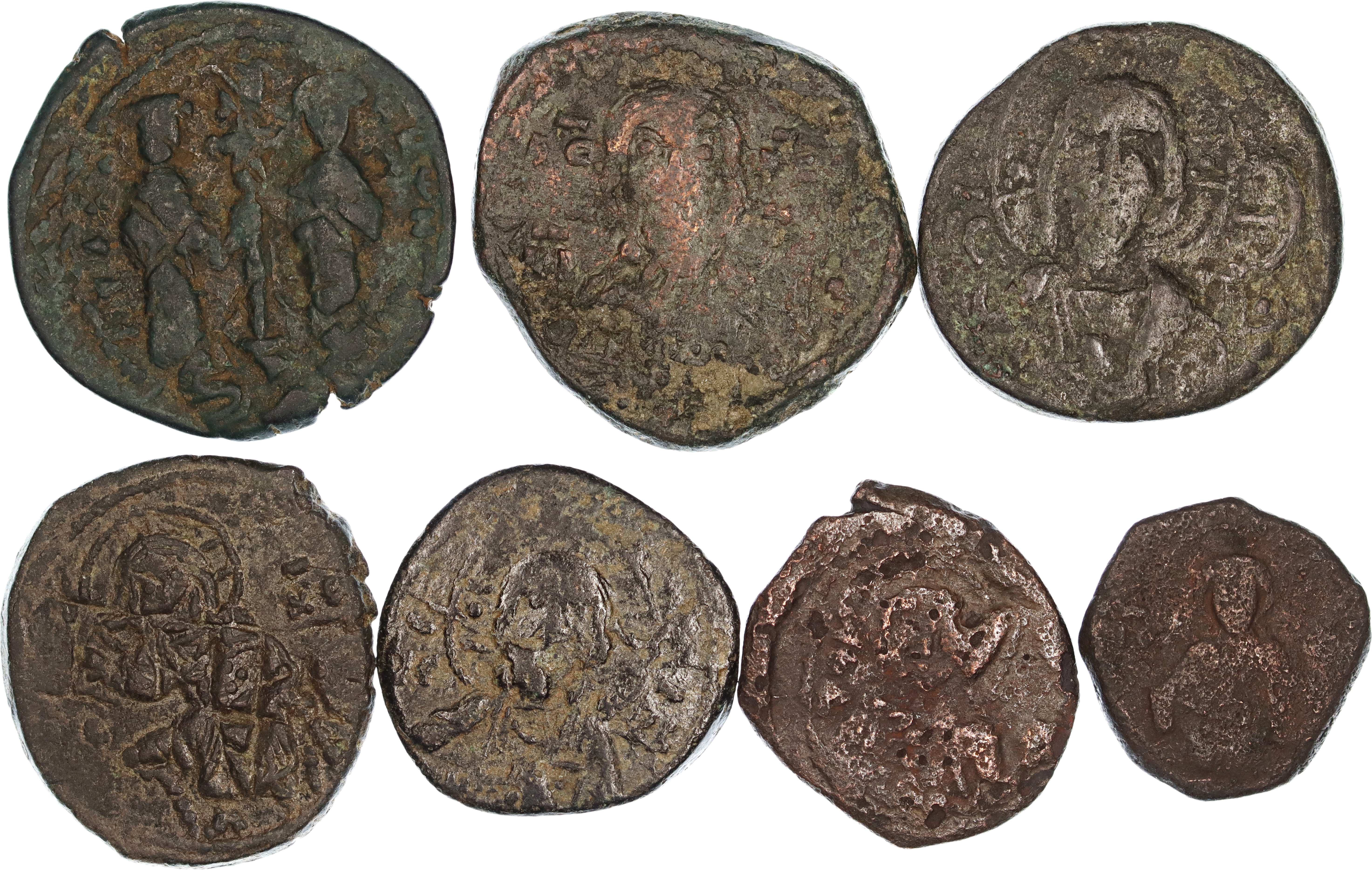 Byzantine Empire, Constantine X - John II, Æ, 11th - 12th Century AD, Fair-gF