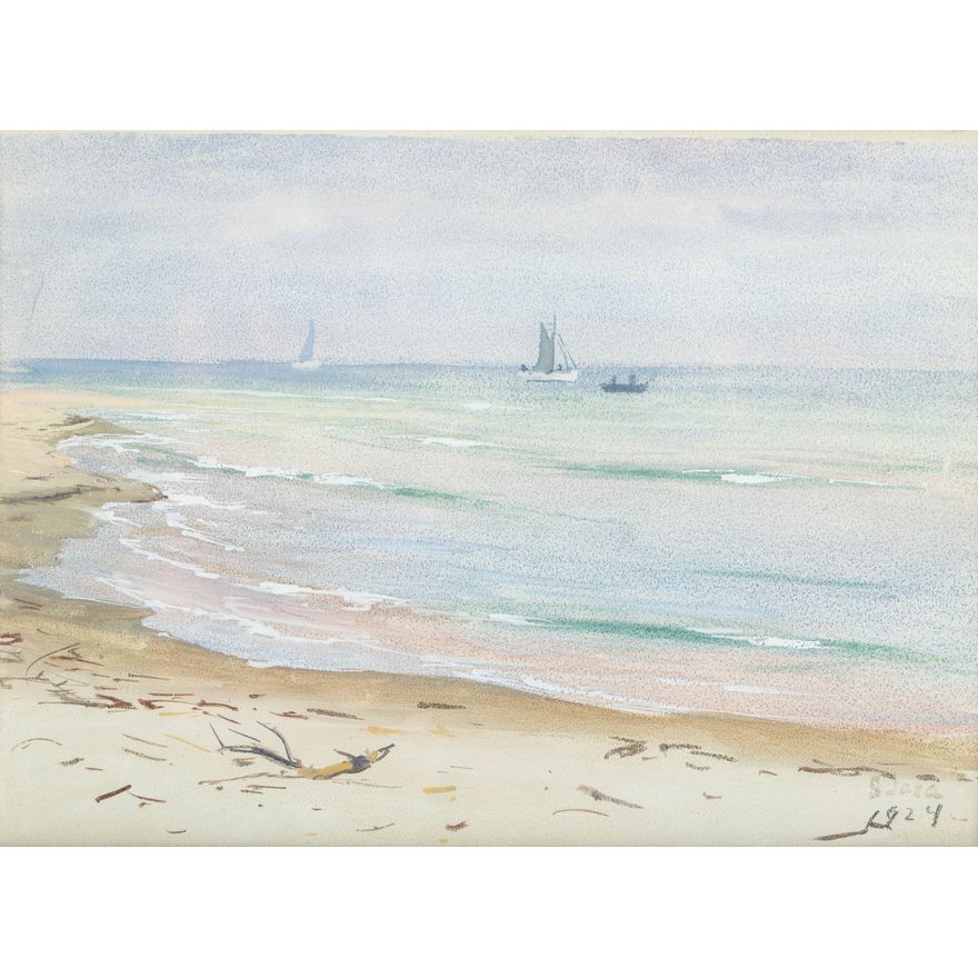 Soter Jaxa-Małachowski | Na morzu, 1924 r.