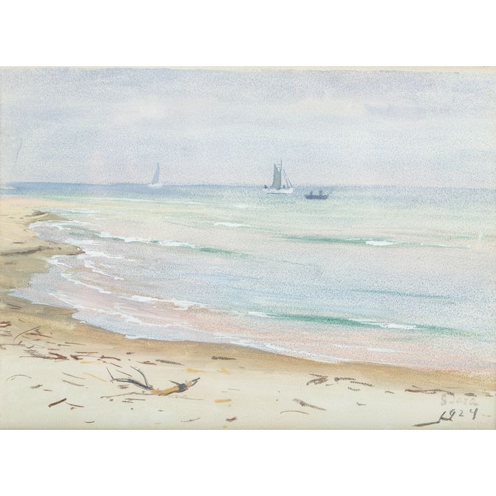 Soter Jaxa-Małachowski | Na morzu, 1924 r.