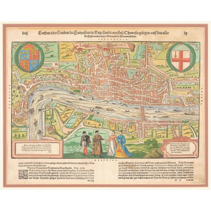 MUNSTER, SEBASTIAN - Londinum Feracis [London Oder Lunden die Haupestatt in Engllande...]