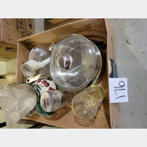 Stainless broiler pan, sterilizing container, cherry pitcher and other items