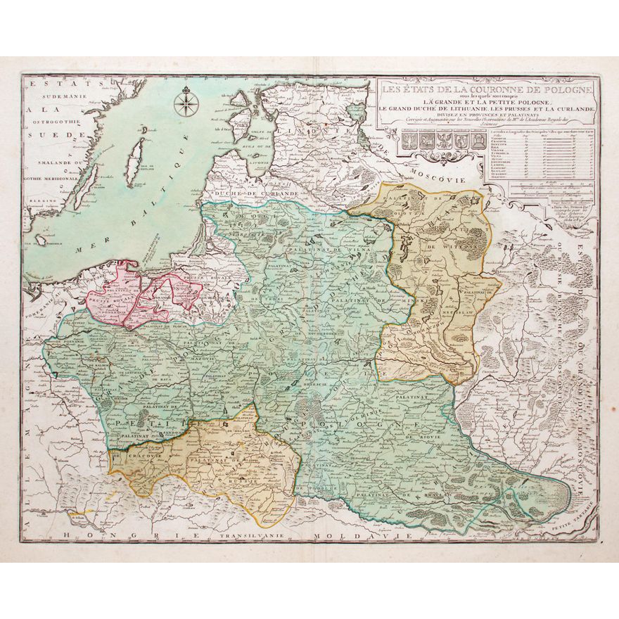 Nicolas de Fer | Les Etats de la Couronne de Pologne