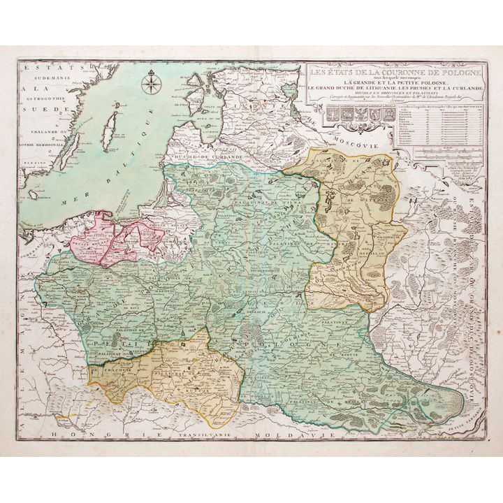 Nicolas de Fer | Les Etats de la Couronne de Pologne