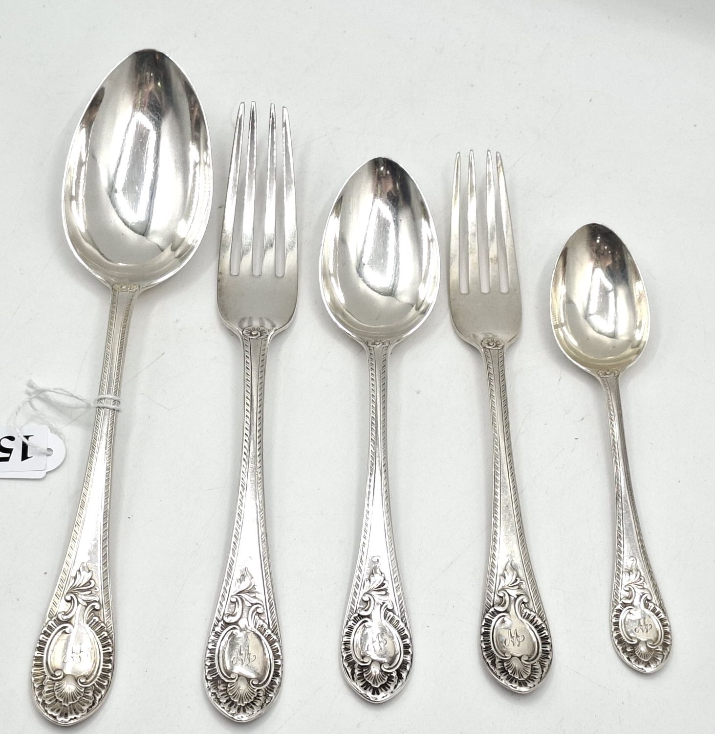 Victorian Sterling Silver Flatware Suite