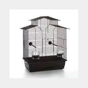 Beeztees Iza Bird Cage Black(No Base Feeder Containers and Slightly Dented)-51452/249 B5 (S4)
