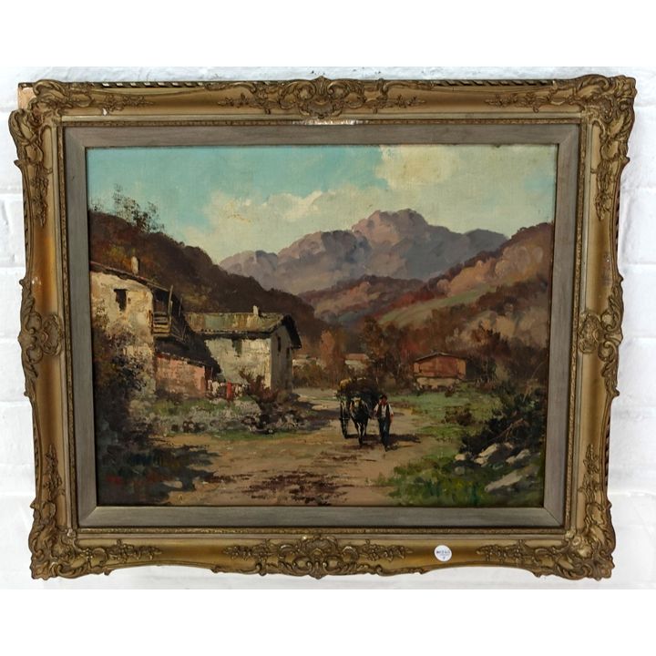 ERCOLE MAGROTTI - OIL ON BOARD