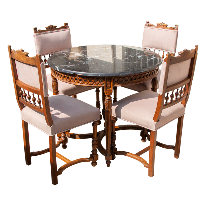 Mesa antecomedor estilo Louis XVI