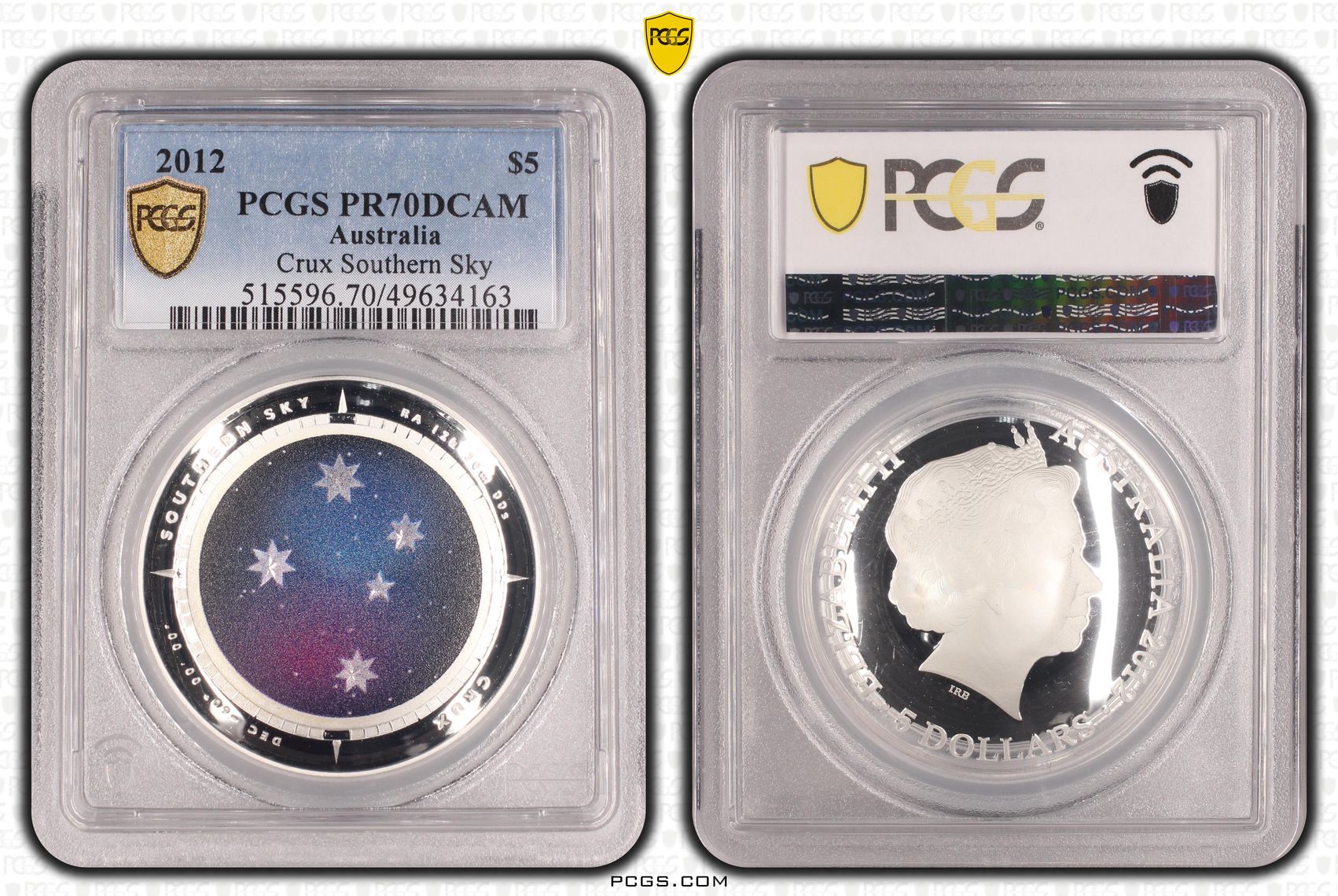 Crux Southern Sky, Five Dollar, 2012, PCGS PR70DCAM