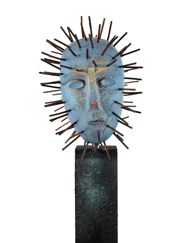 Bertil Vallien
(Swedish/American, b. 1938)
Head on Pillar Kosta Boda 