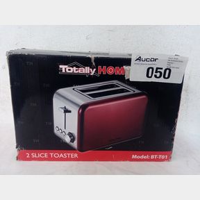 PREMIUM QUALITY 2 SLICE RECTANGLE ELECTRIC TOASTER - CREAM -