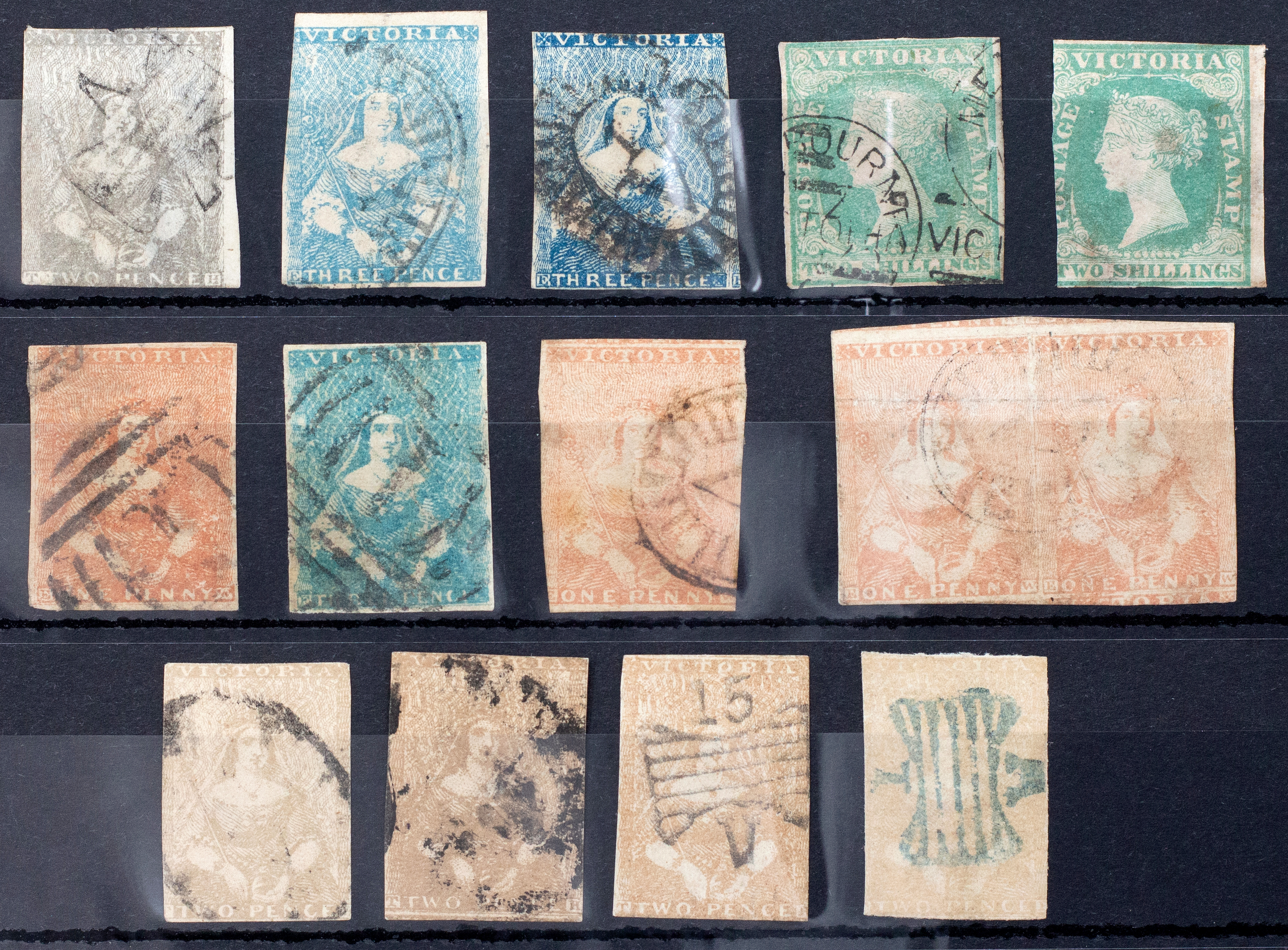 Imperforates, 1800s, Poor