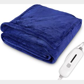 DOUBLE HEATED ELECTRIC BLANKET, FLANNEL BLANKET, QUICK HEATING, WARM WITH 3 HEAT SETTINGS, 8 HOURS, OVERHEATING PROTECTION, MACHIN