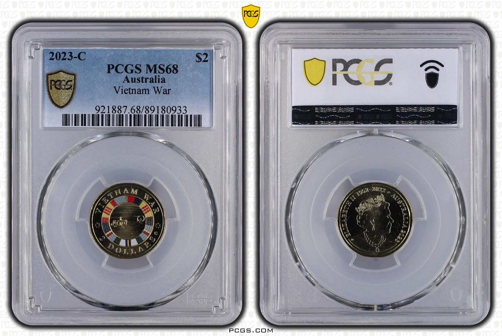 Vietnam War Colorized , Two Dollar, 2023-C, PCGS MS68