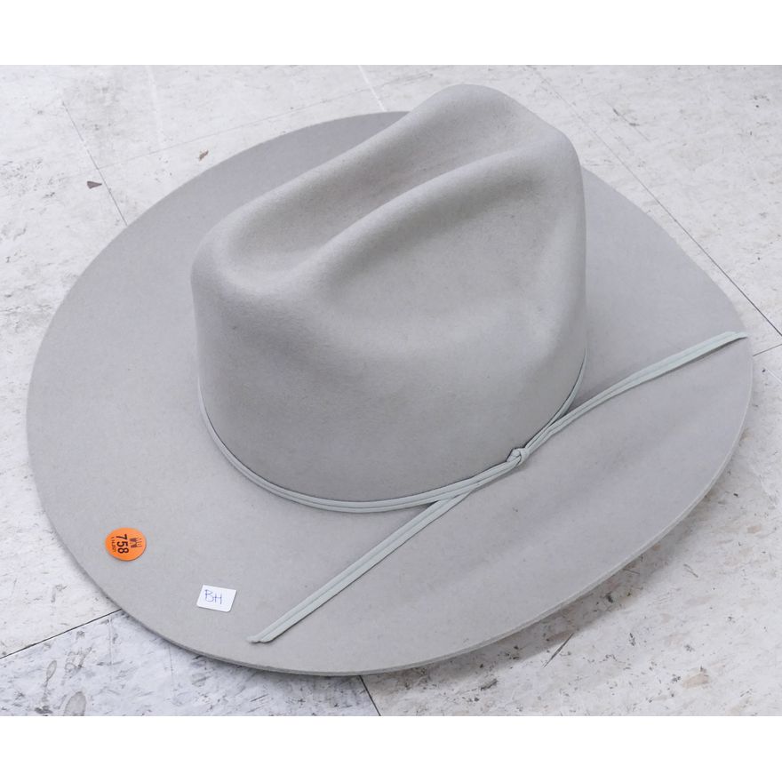 Vintage Silver Spur Cowboy Hat Size XL
