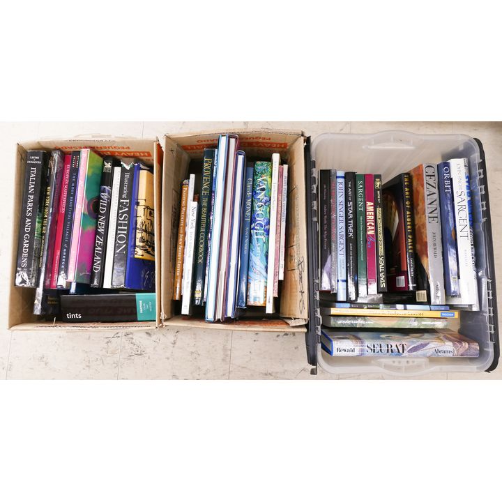 3 Boxes Art Coffee Table Books
