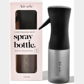 5.1 OUNCES KITSCH SPRAY BOTTLE FOR HAIR - CONTINUOUS WATER MISTER WITH ULTRA FINE MIST FOR HAIRSTYLING, BARBERS, SALONS, CLEANING,