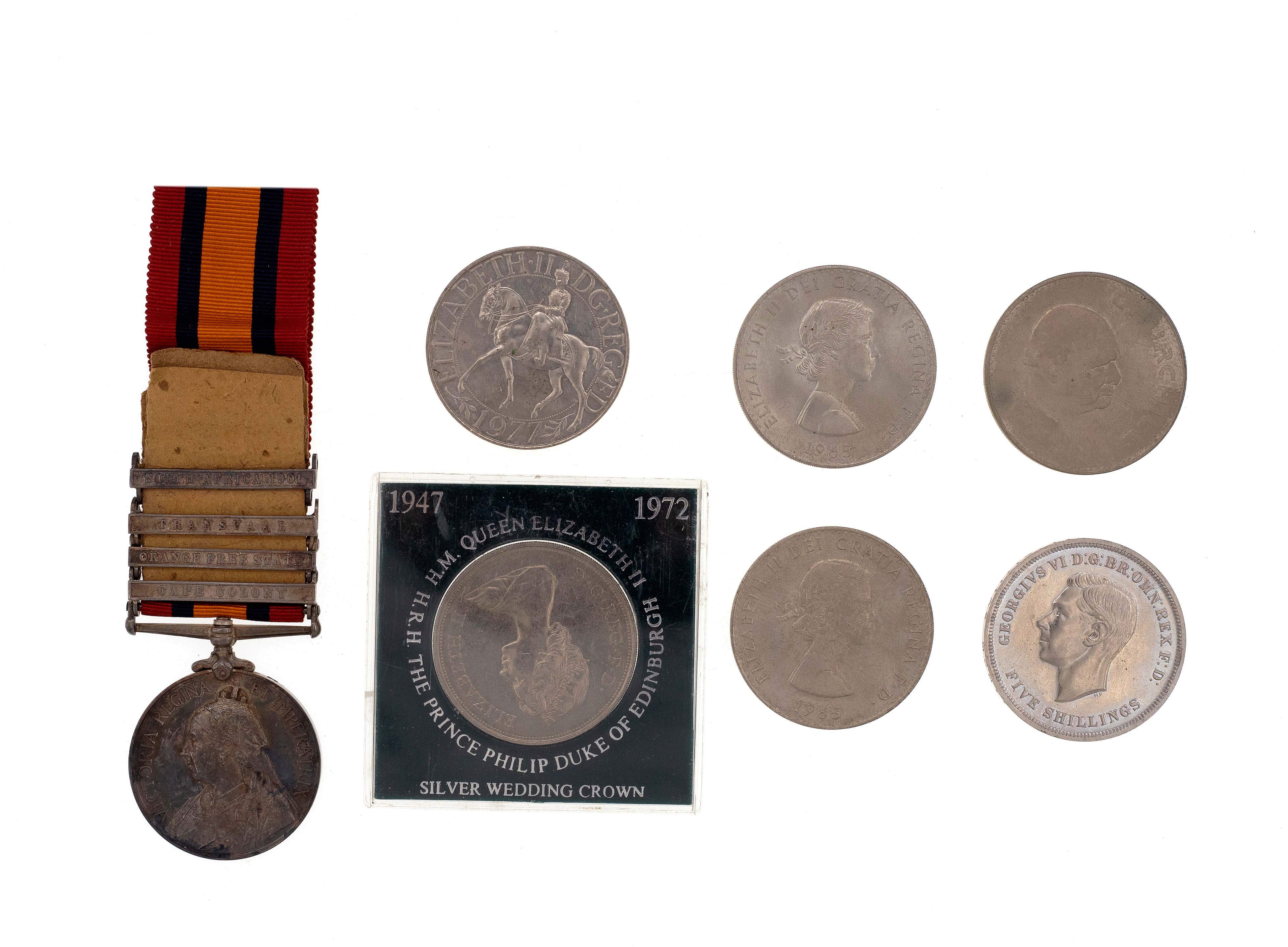 Great Britain, Victoria, Queen's South Africa Medal, 1899 - 1901, EF