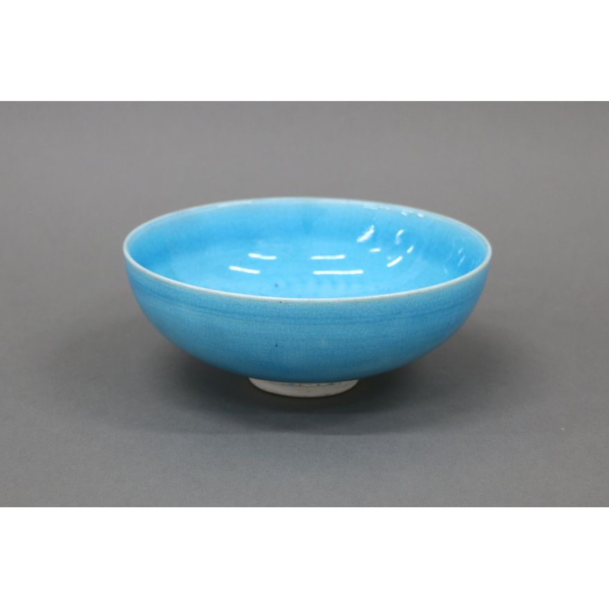 Len Castle - Small turquoise bowl