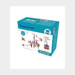 Magnescape Magnetic Tiles Ball Run - 106 Pieces -- 51743/4128 SN B2 (S9)
