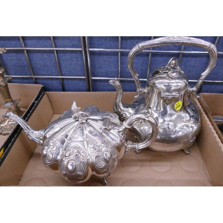 2pc Victorian SP Kettles