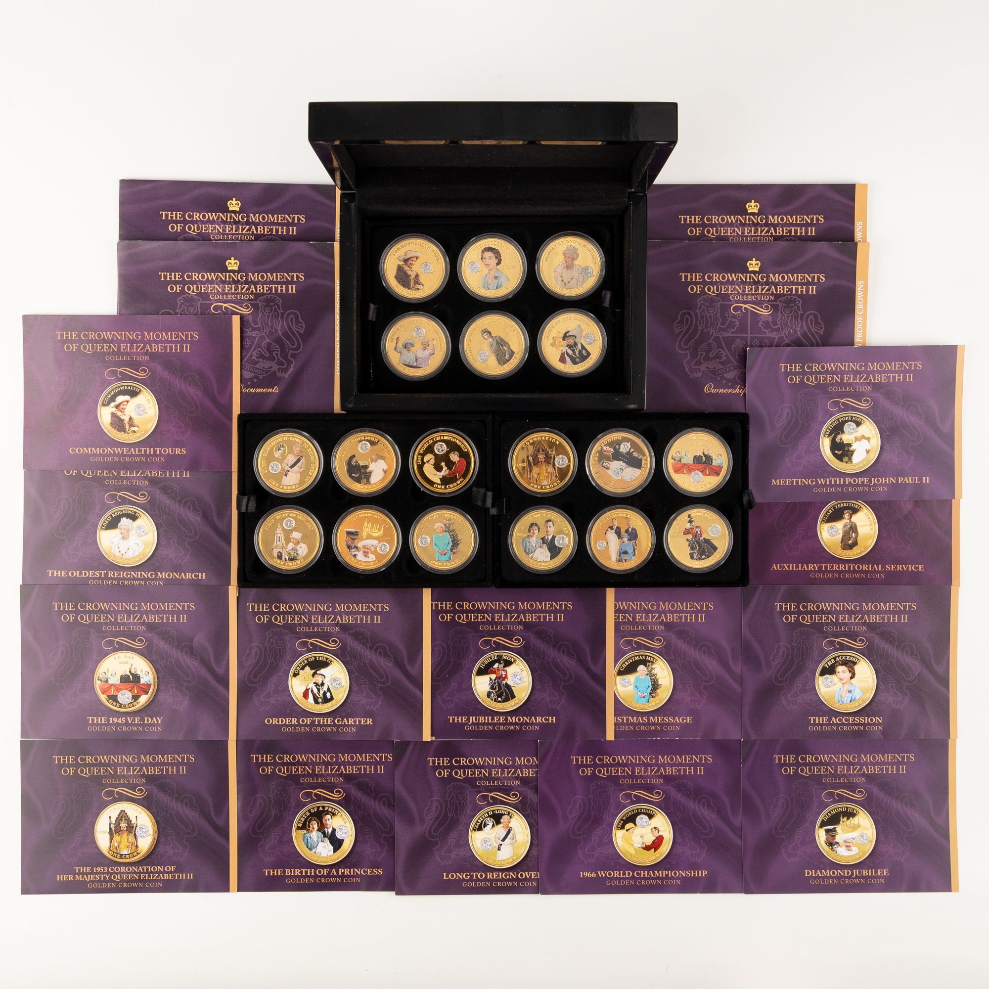 Elizabeth II, Bradford Exchange QEII Commemorative, One Crown, 2014 - 2016, FDC