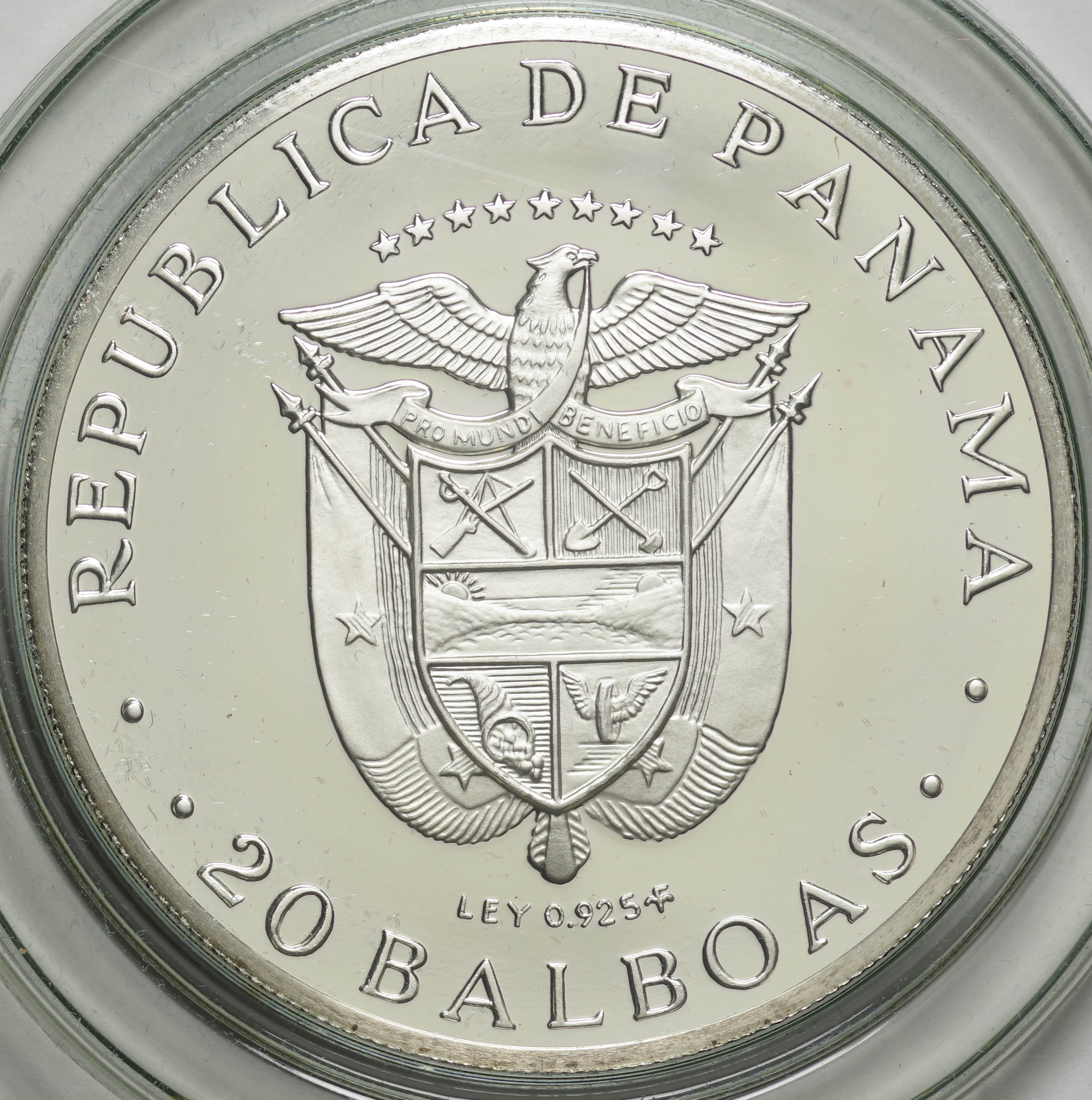 パナマ共和国 20バルボア銀貨 1枚 - 旧貨幣/金貨/銀貨/記念硬貨